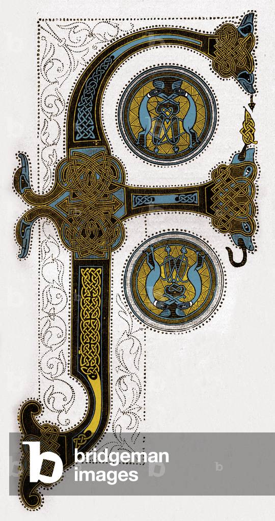 Manuscript illumination 9th century