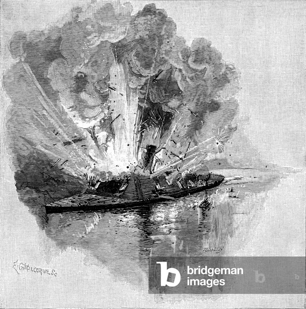 Destruction of CSS Arkansas
