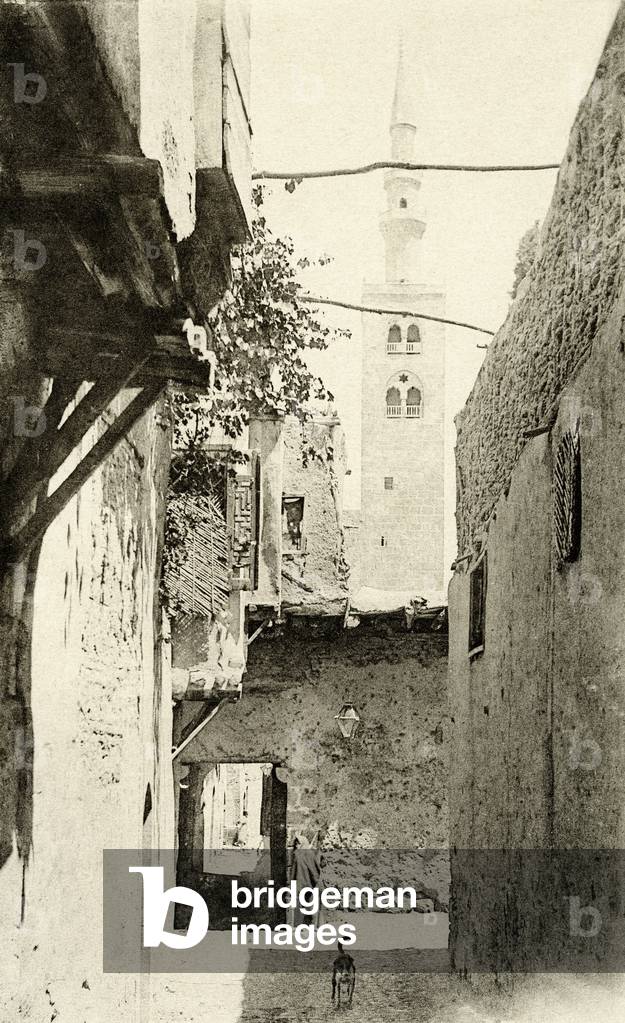 Damascus street , Syria in 1894.
