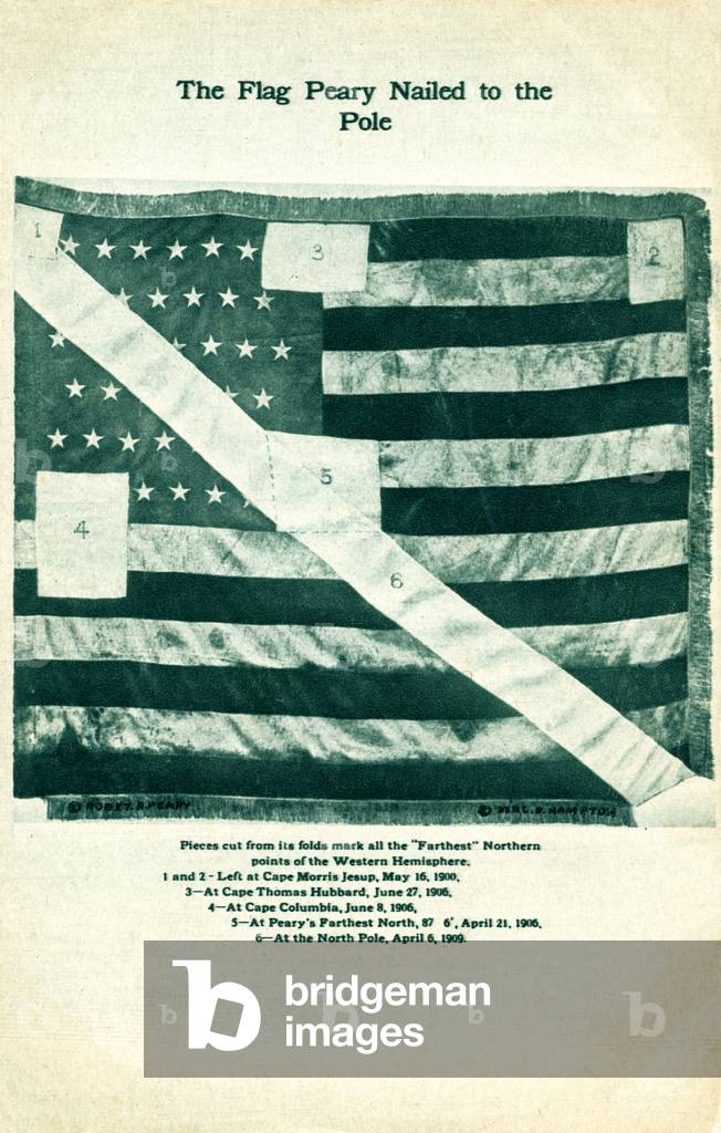 US flag of Robert Peary