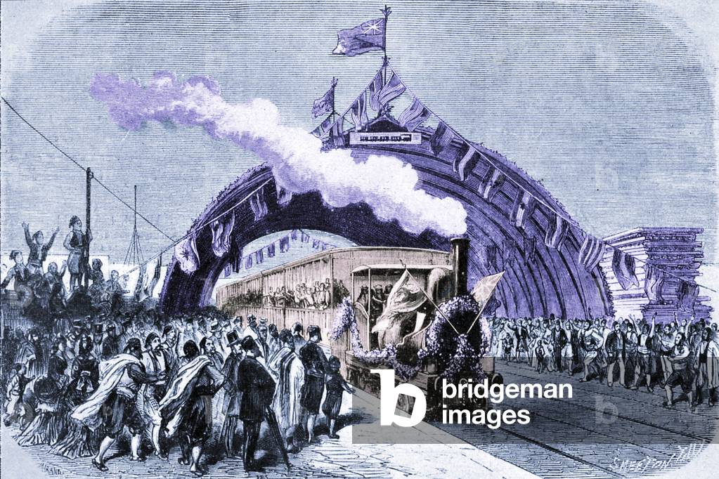 Inauguration of Tunis Railway Station, 1872