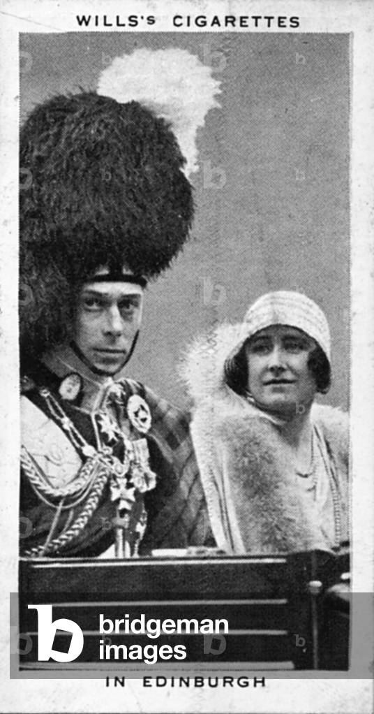King George VI and Queen Elizabeth in Edinburg, 1929