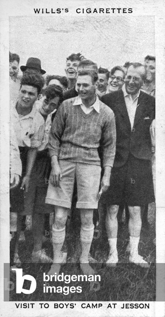 King George VI visiting Boys' Camp in New Romney