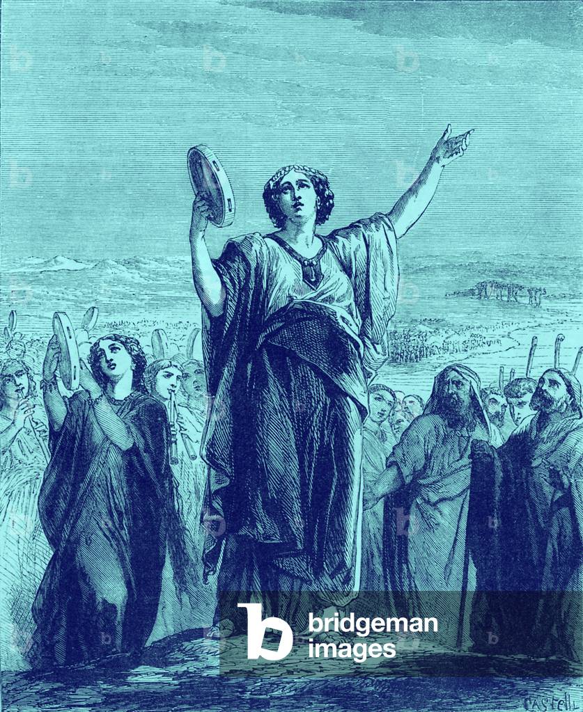 Miriam the prophetess song of celebration - Bible