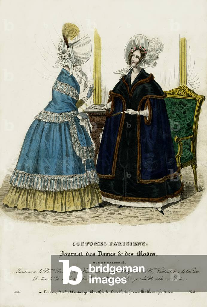 Parisian fashion, 1837