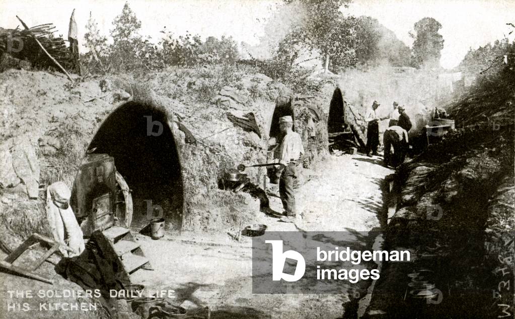 Soldiers's daily life during World War 1