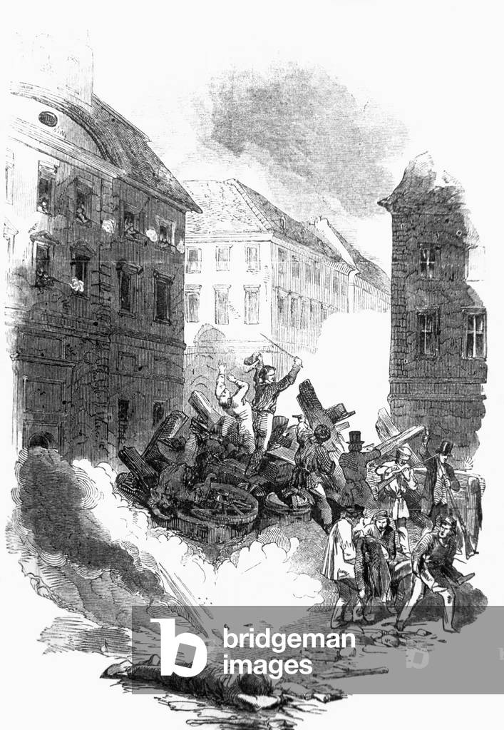 Revolution in Berlin in March, 1848 (print)