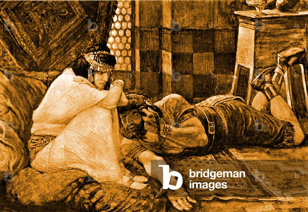 Samson reveals his secret to Delila - Bible