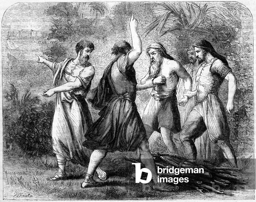 Arrest of the Sabbath breaker - Bible