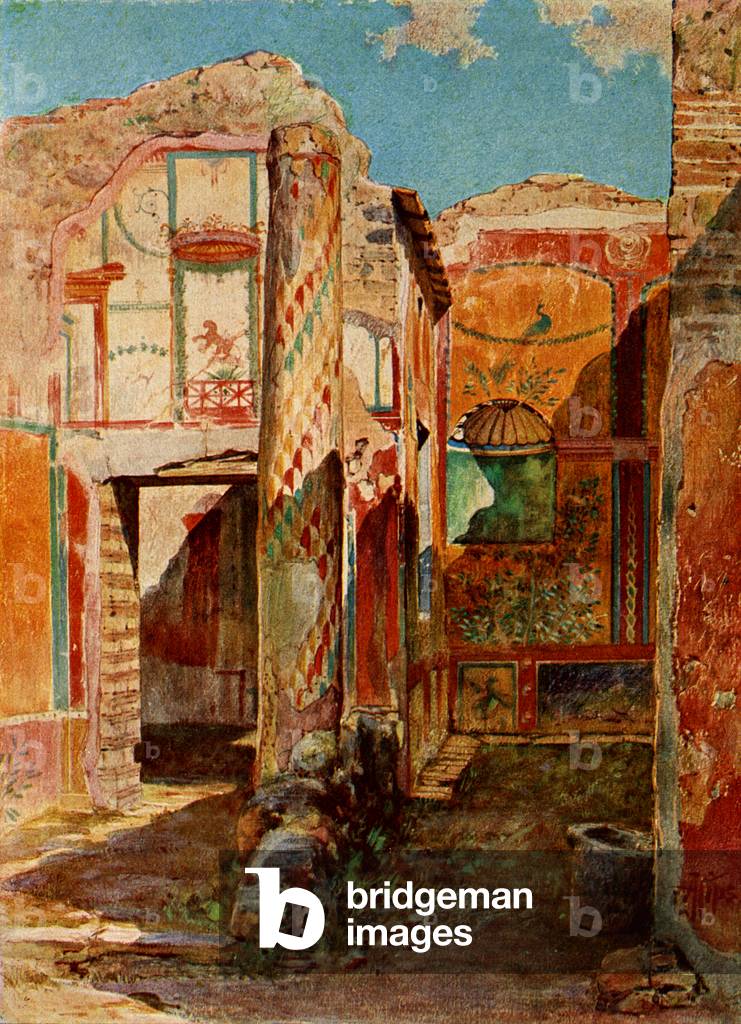 Iinterior of a Pompeii house