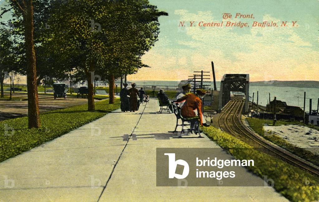 New York Central Bridge, Buffalo, NY. The Front.