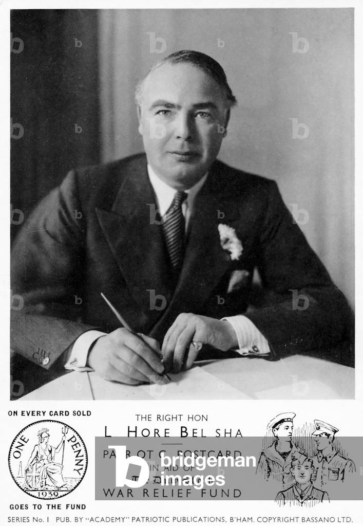 Hore Belisha - portrait for charity appeal