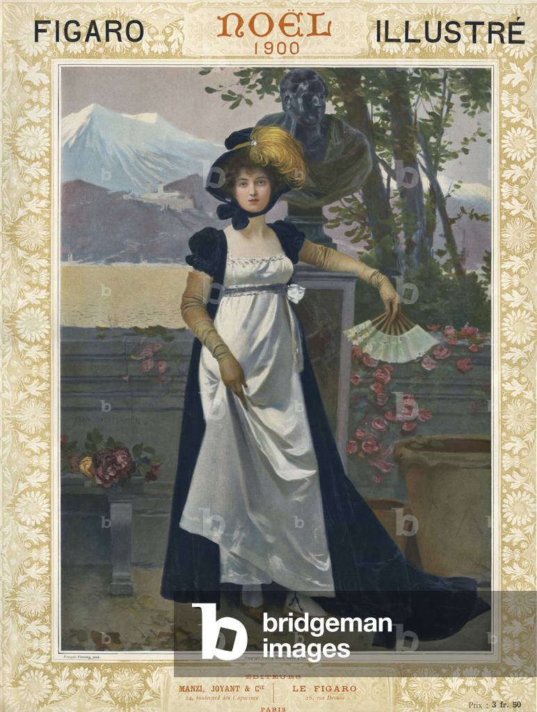 Young woman at Christmas time