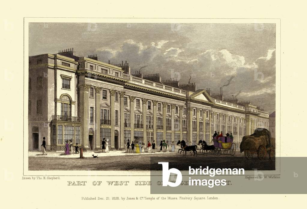 London Views:  Part of West Side of Regent Street.