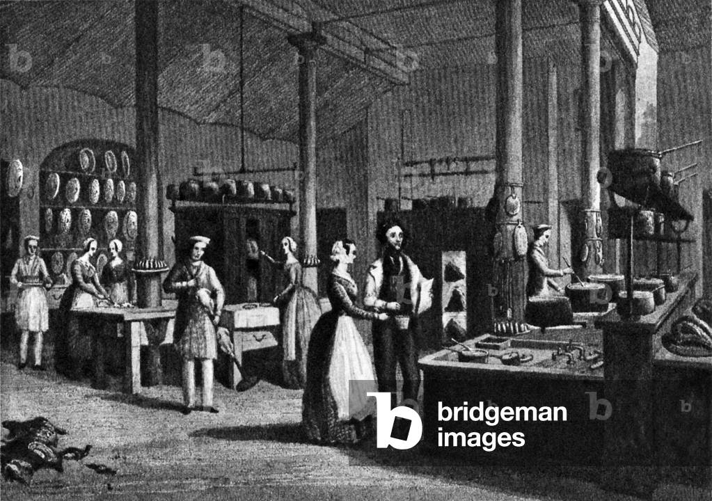 The kitchen at the Reform Club