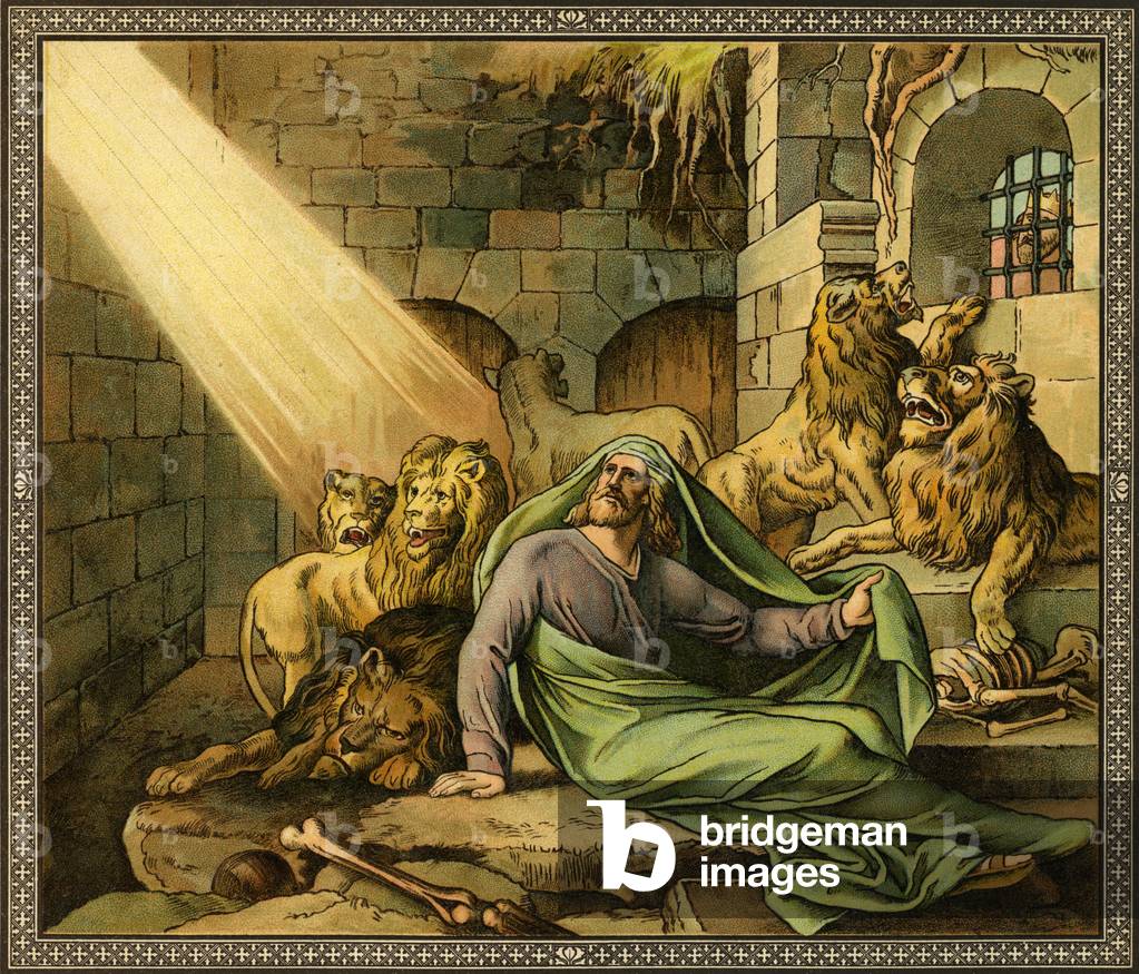 Scene from the Old Testament Stories, 1880 (engraving)