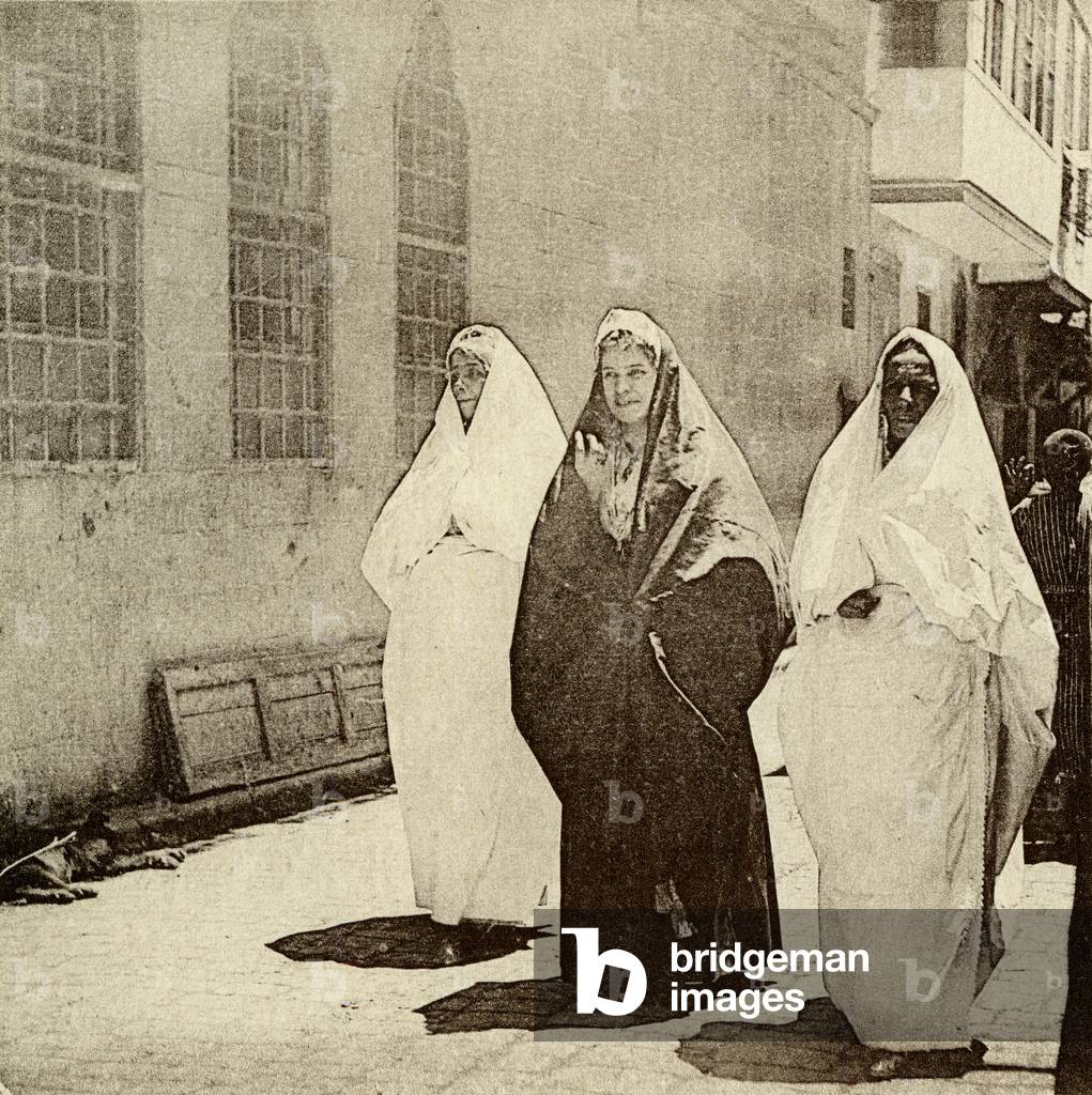 Christian women in Damascus, Syria in   1894.