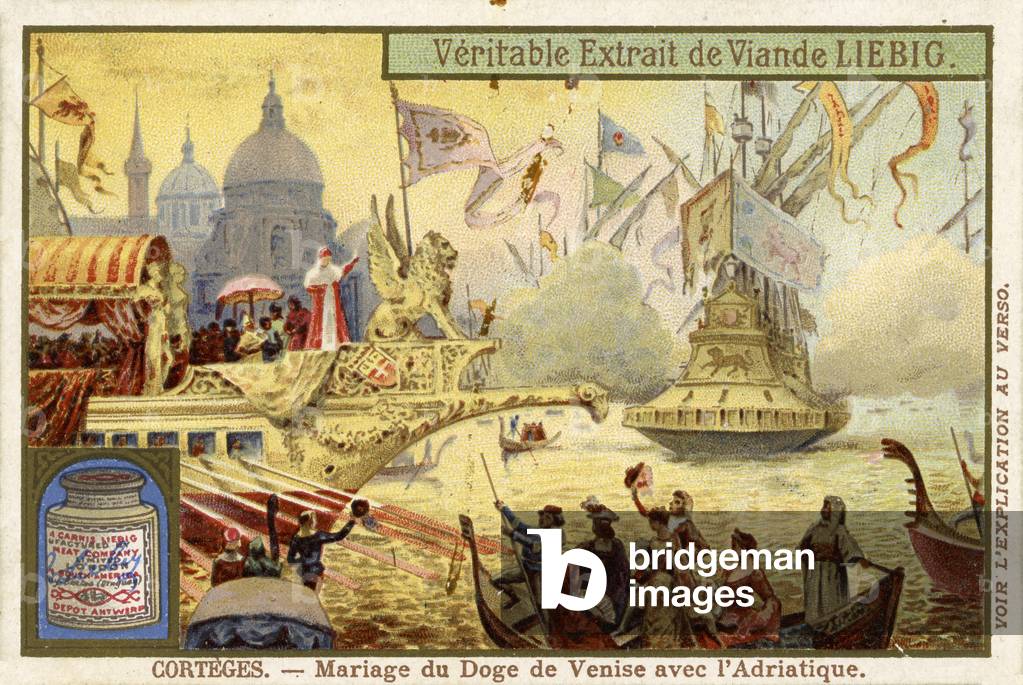 Symbolic marriage of Venice with the sea