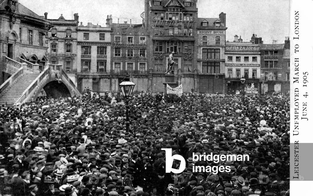 Leicester 's Unemployed march to London, 1905