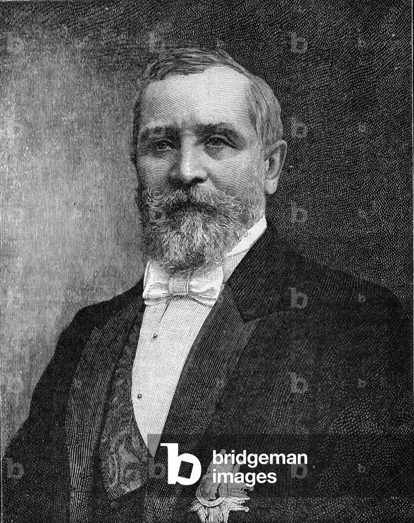 President Loubet, portrait c. 1900 (engraving)