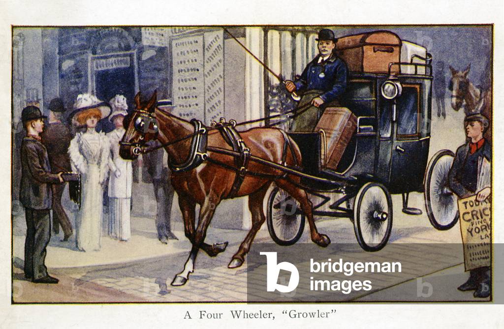 A Growler, a four wheeled carriage