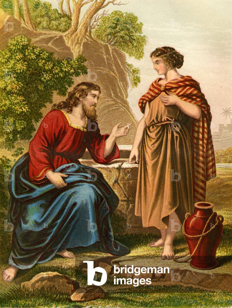 Jesus talks with the Samaritan woman - Bible