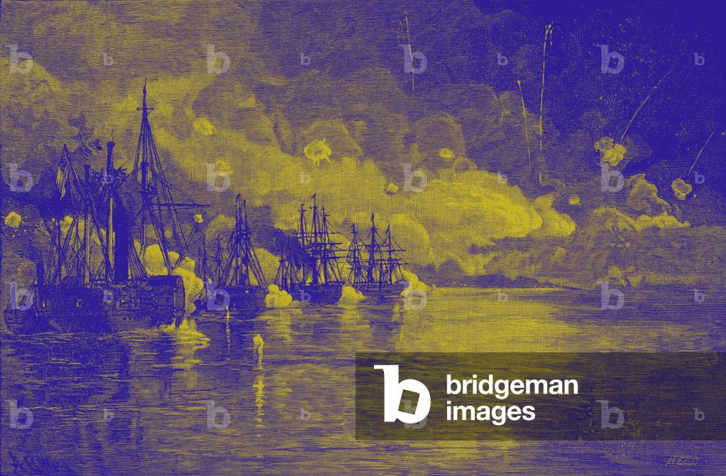 Opening of the naval attack on Port Hudson