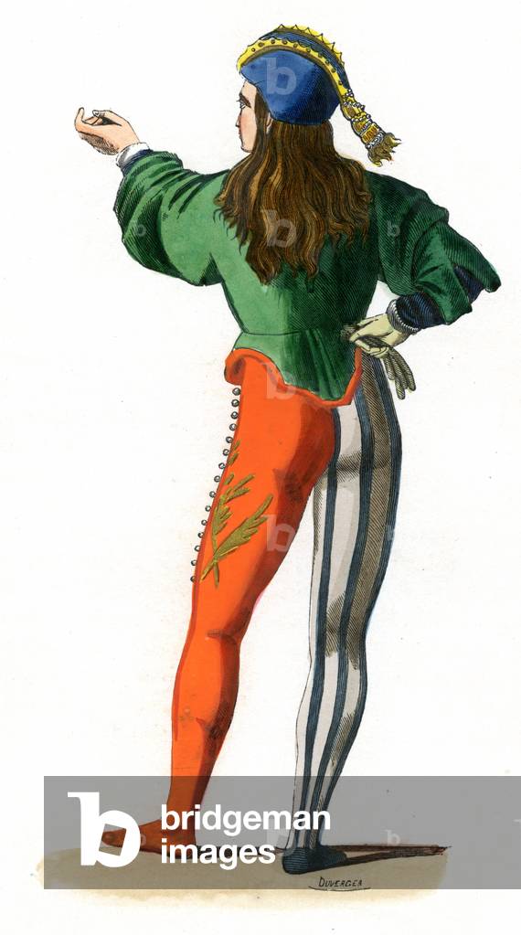 Young Venetian from Society of Calza,