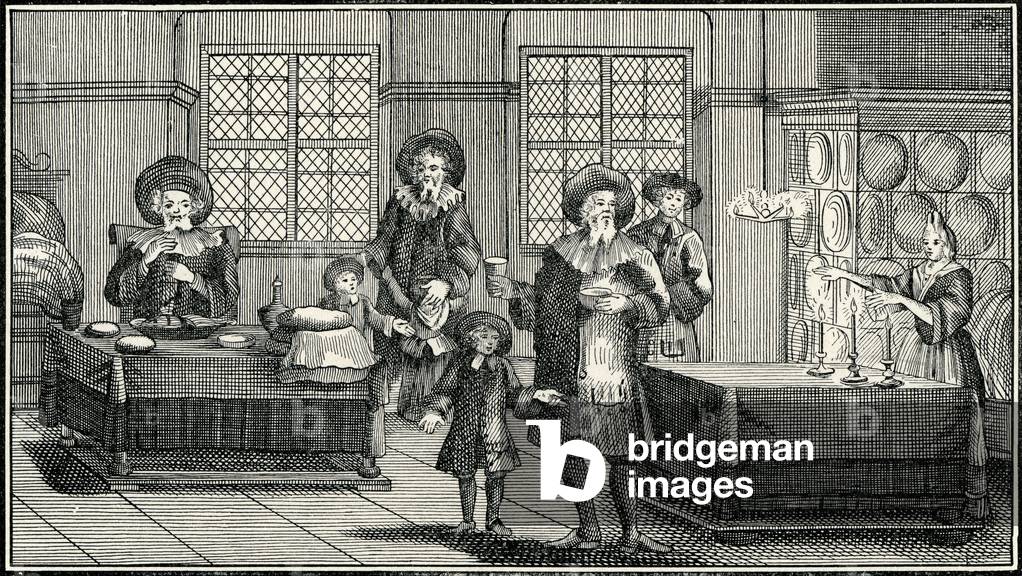 Sabbath Eve Ceremonies in an 18th-century German Jewish house