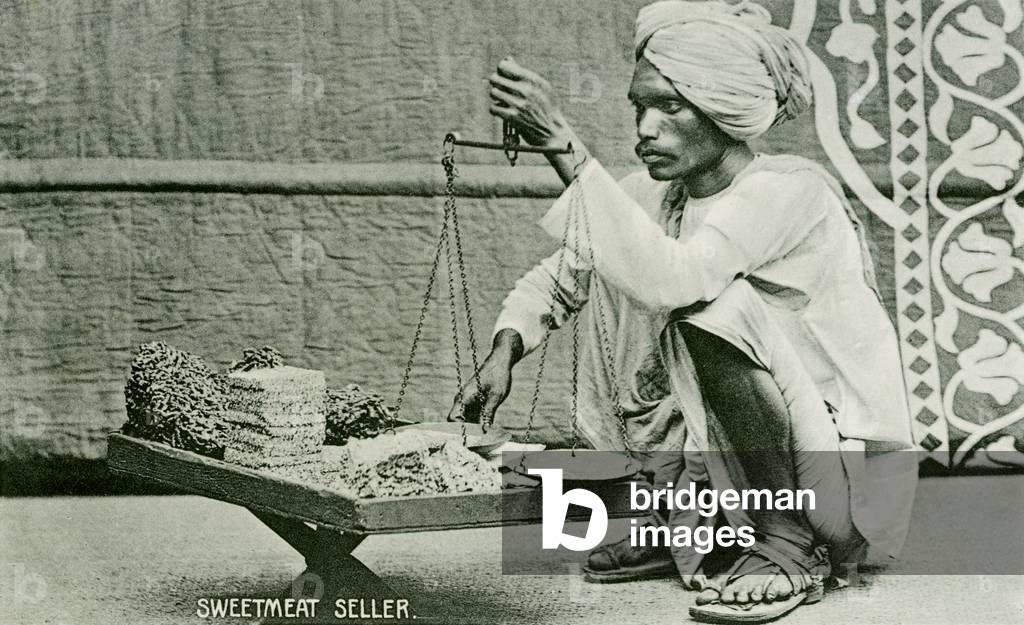 Sweetmeat seller, India