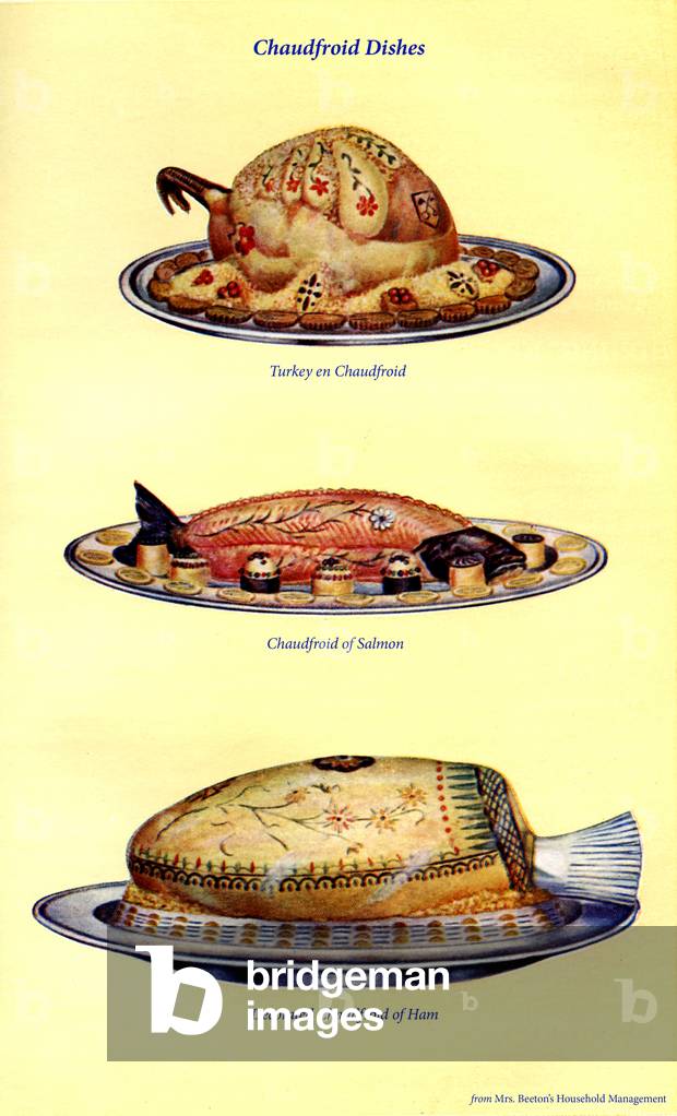 Mrs Beeton's cookery book illustration, 1861 (print)
