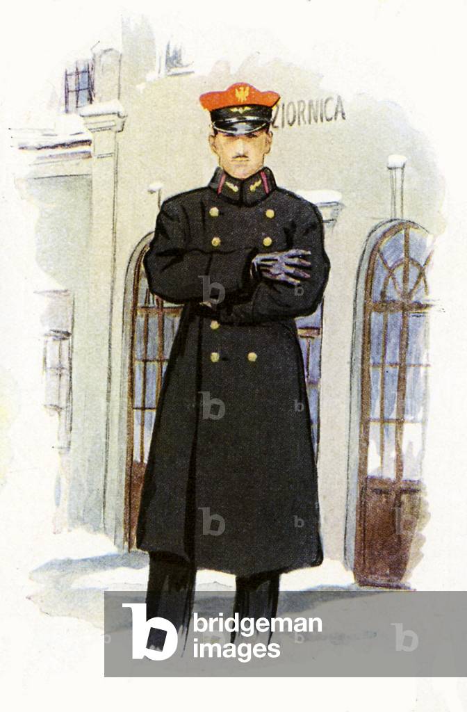 Polish  railway station master, 1920-30s