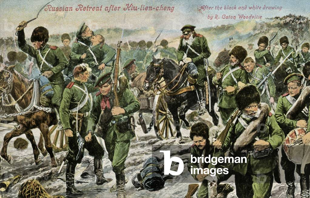 Russian retreat after Kiu-lien-cheng