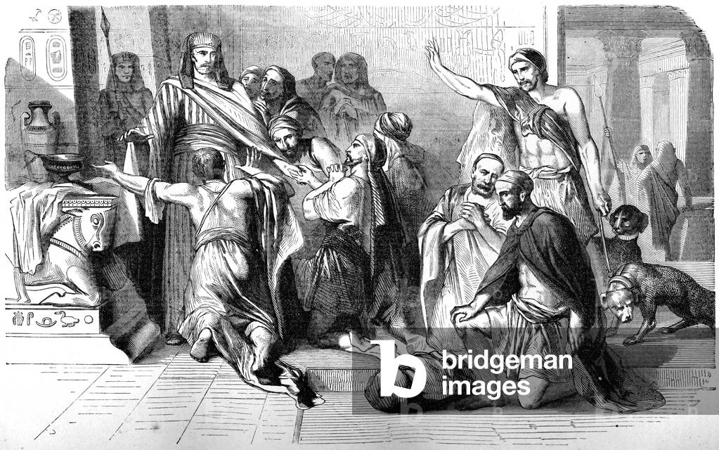 Joseph and  his brothers in Egypt - Bible, Old testament