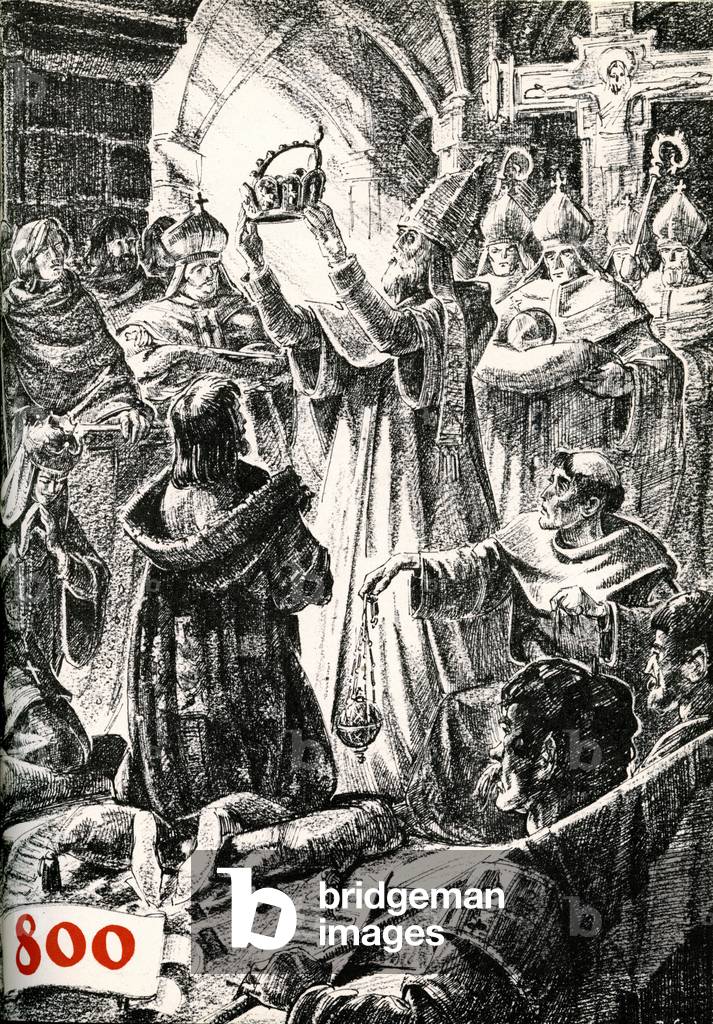 Coronation of Charlemagne as Holy Roman Emperor
