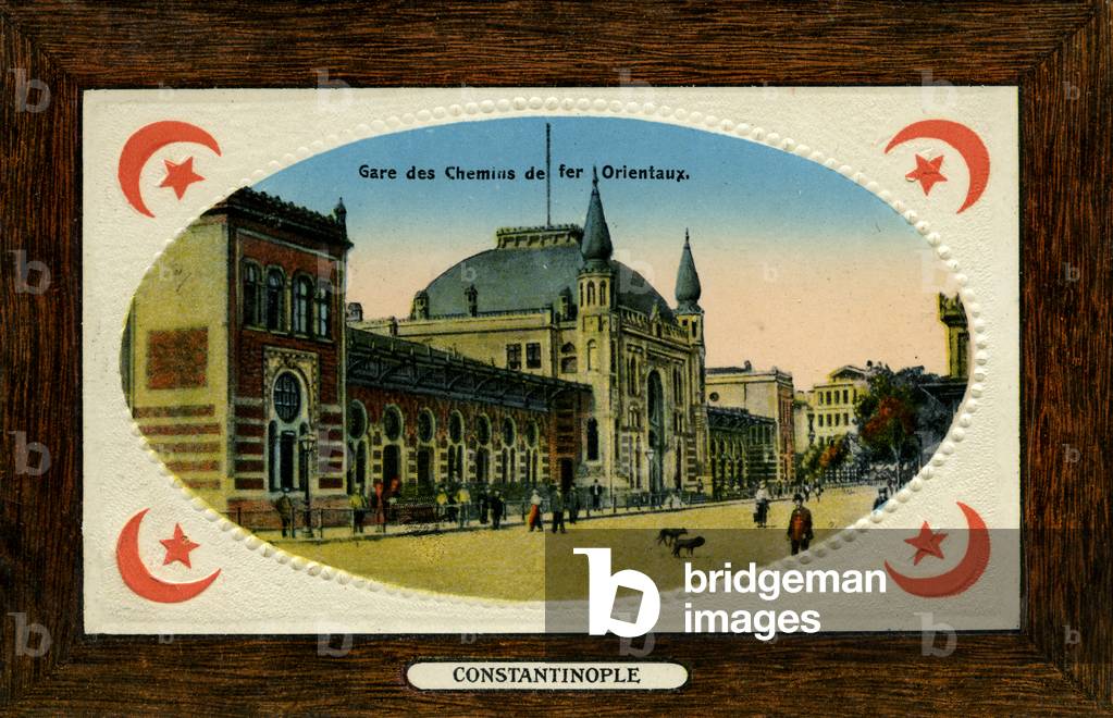 Istanbul Sirkeci Terminal, late 19th/beg 20th century (postcard)