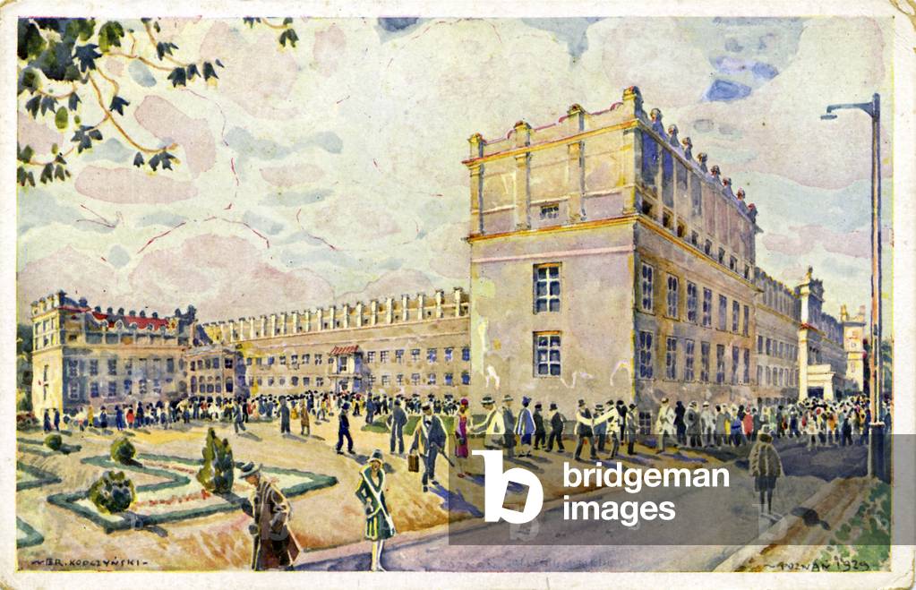 Outside the governmental palace, Poznan, Poland