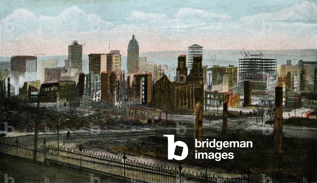 After San Francisco earthquake 18 April 1906