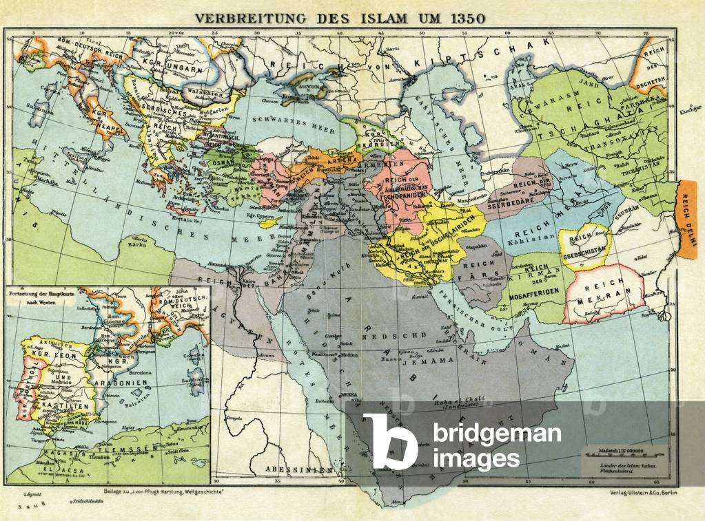 The spread of Islam, c. 1350
