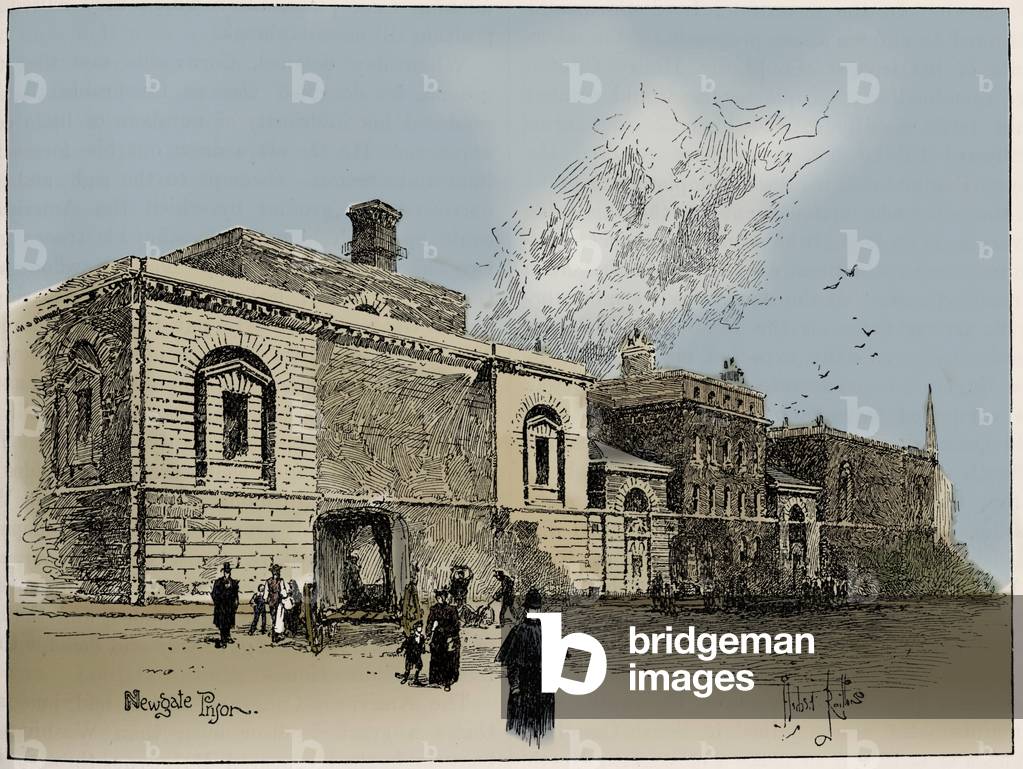 Newgate Prison, London, 1900