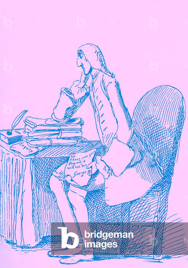 'The Distressed Statesman' - caricature of William Pitt