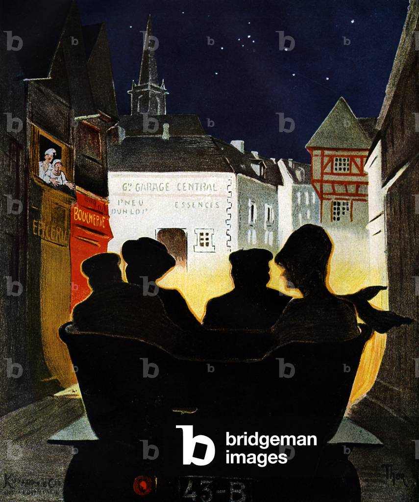 'Automobile by night', 1902