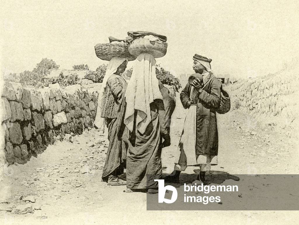 Villagers from Nazareth visting Jerusalem in 1894
