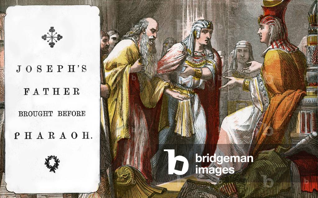 Genesis:  Joseph's father brought before Pharaoh. - Bible