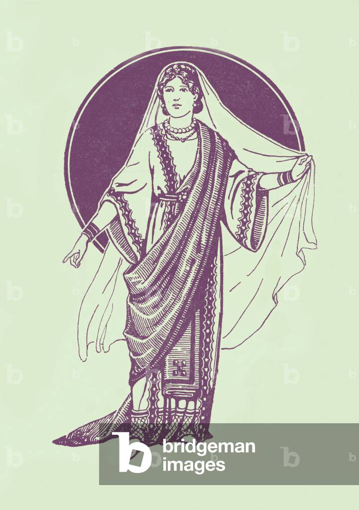 Historical Roman fashion - palla