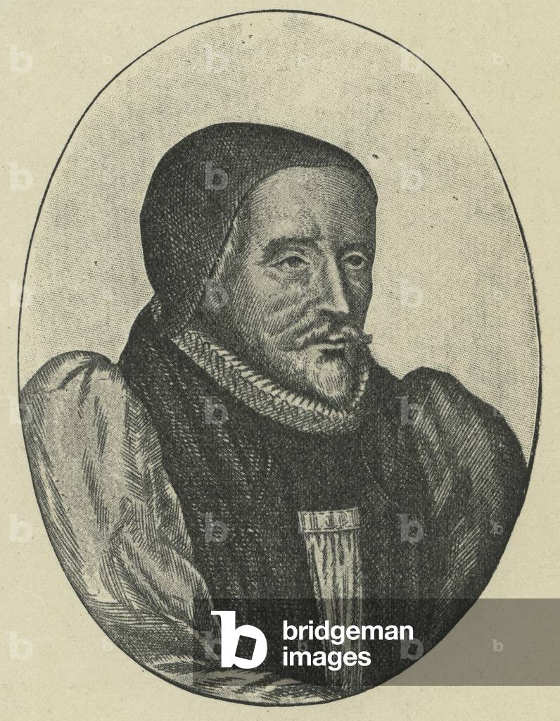 English bishop Lancelot Andrews (print)
