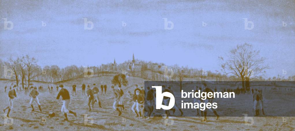 A game of rugby football at Harrow.