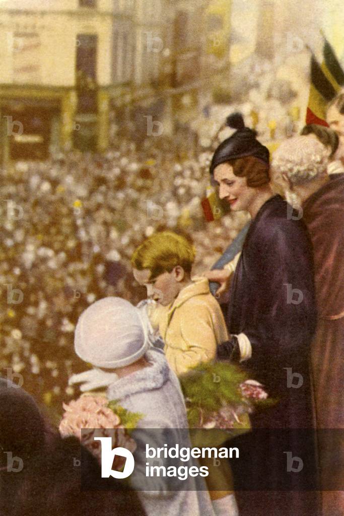 Astrid of Sweden with her children