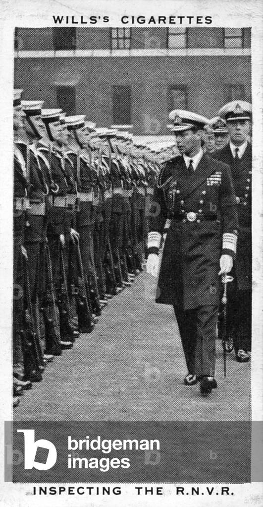 King George VI inspecting R.N.V.R. 1936