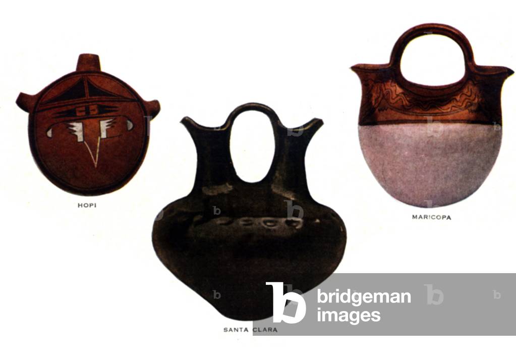 Native American clay pottery